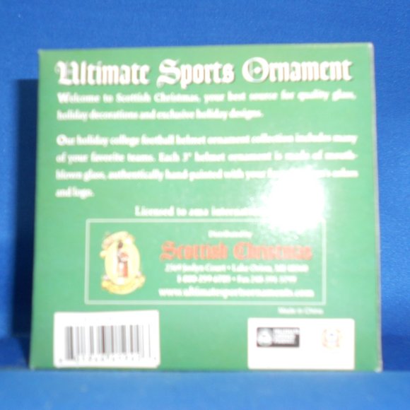 3 Georgia Tech  Glass Helmet ornament  Ultimate - Picture 2 of 7